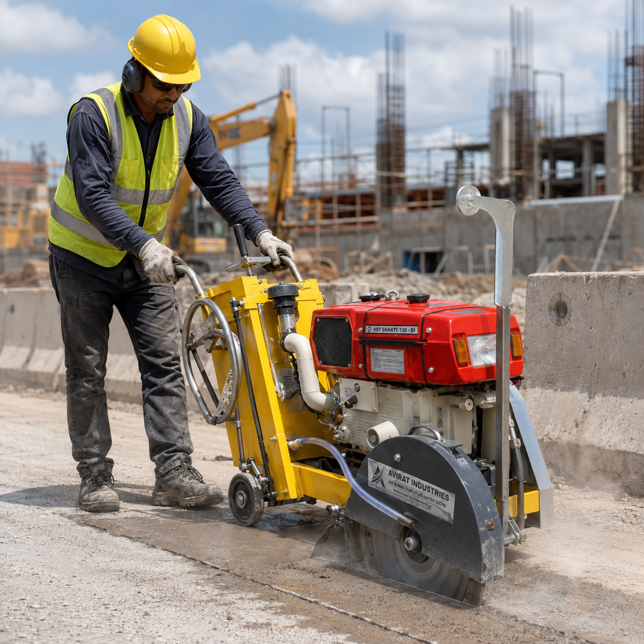 Concrete – RCC – Asphalt Groove Cutter Machine